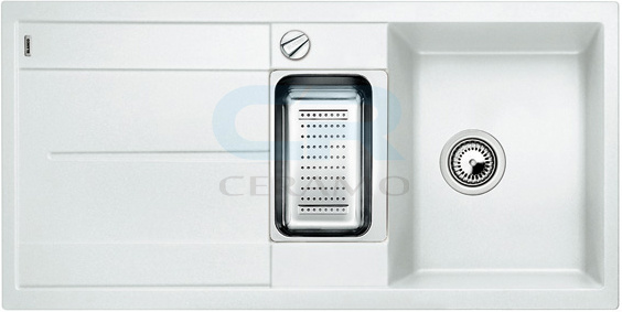 Фото 513046 Blanco Metra 6 S Кухонна мийка граніт 1000х500х190 універсальна, біла
