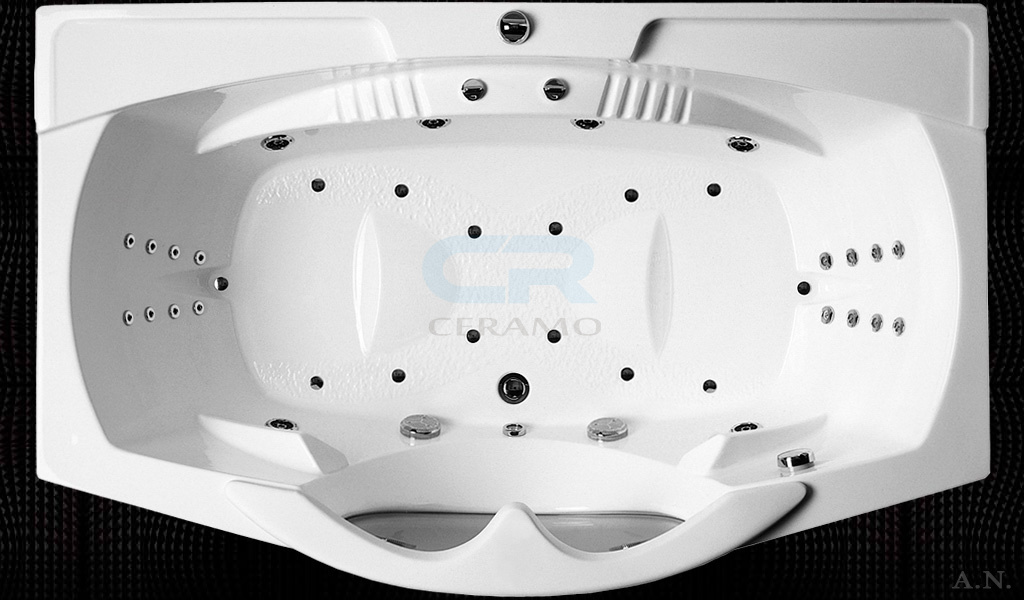 Фото  Balteco Quatro Maxi S9 Гідромасажна ванна інша  190х116, біла