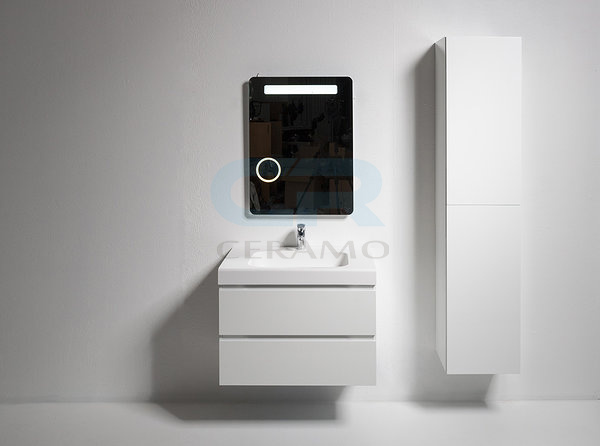 Фото INT12/PVCxxx/PTO Balteco Integra Шафка у ванну кімнату 120x48 (push-to-open), ПВХ-плівка