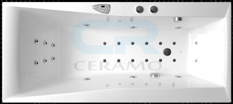 Фото  Balteco Primo S7 Гідромасажна ванна пряма  160х70, біла