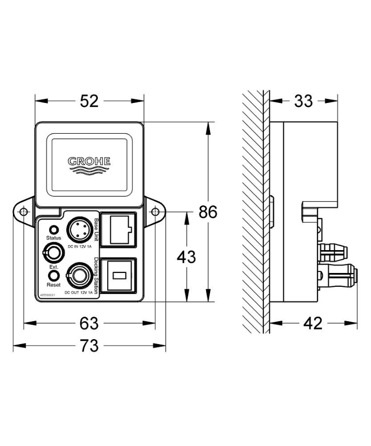 Фото 36371000 Grohe F-digital Deluxe Модуль Bluetooth  , 