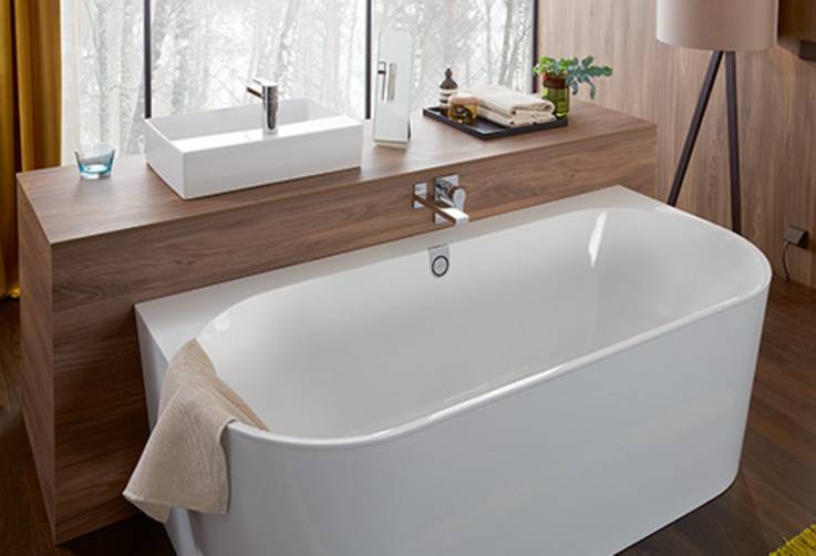 Фото UBQ180OBR9CD00V-96 Villeroy&Boch Oberon 2.0 Ванна  пристінна  180х80, star white