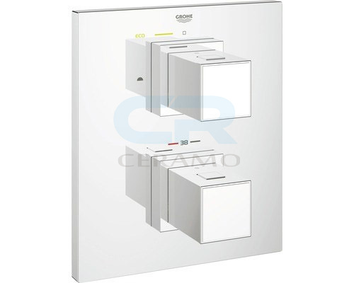 Фото 19958000 Grohe Grohtherm Cube  Термостат зовнішня частина на одного користувача , хром