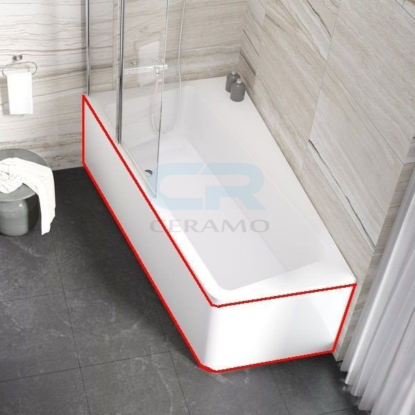Фото CZ81100A00 Ravak  Панель асиметрична  для ванни 10° 170 ліва, біла