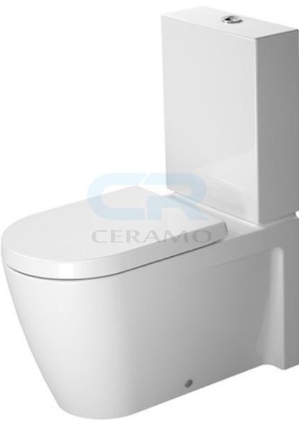 Фото 212909 00 00   Duravit Starck 2 Унітаз комбінований без сидіння 72,5х37, білий