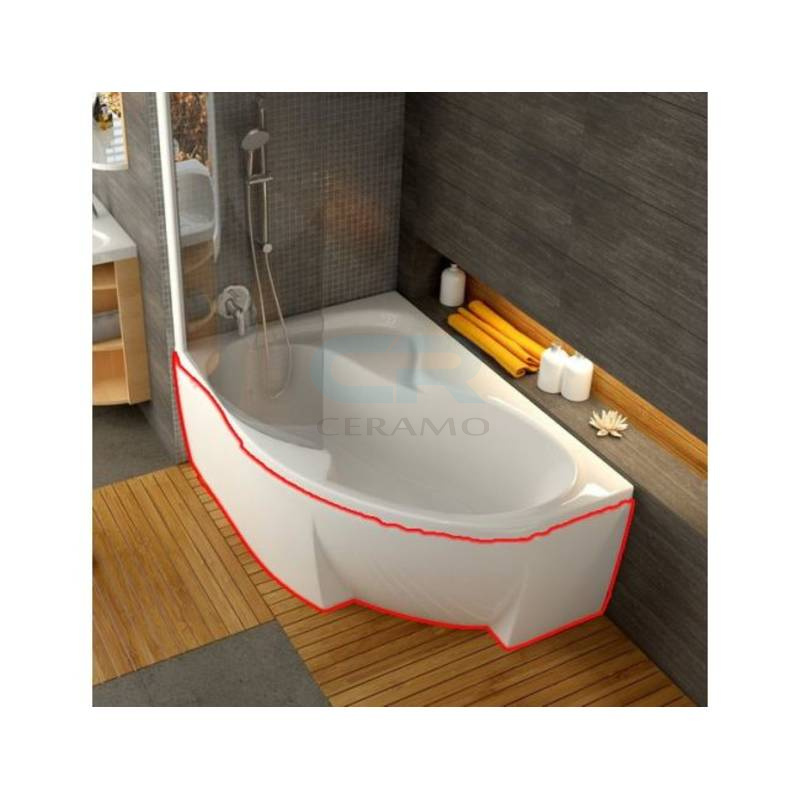 Фото CZJ1200A00 Ravak  Панель асиметрична  для ванни Rosa II 150 права, біла