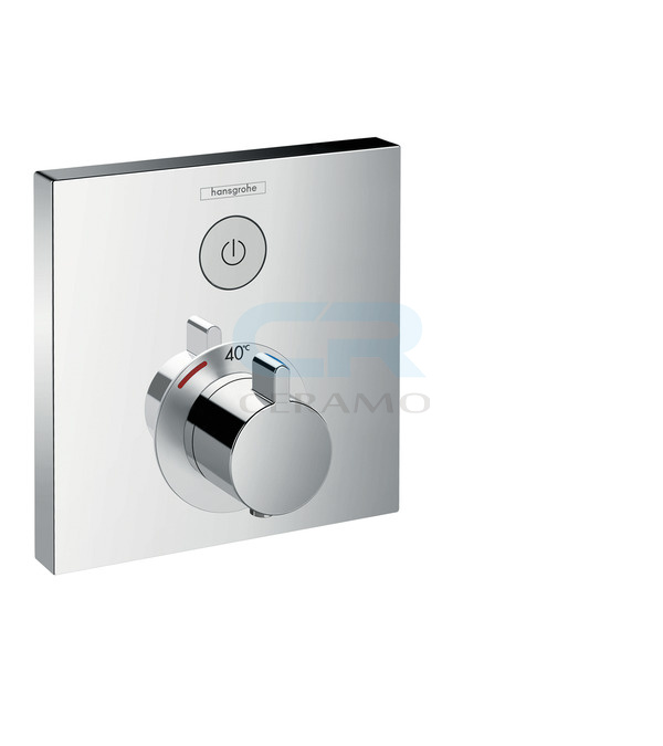 Фото 15762000 Hansgrohe Shower Select   Термостат зовнішня частина на одного користувача , хром
