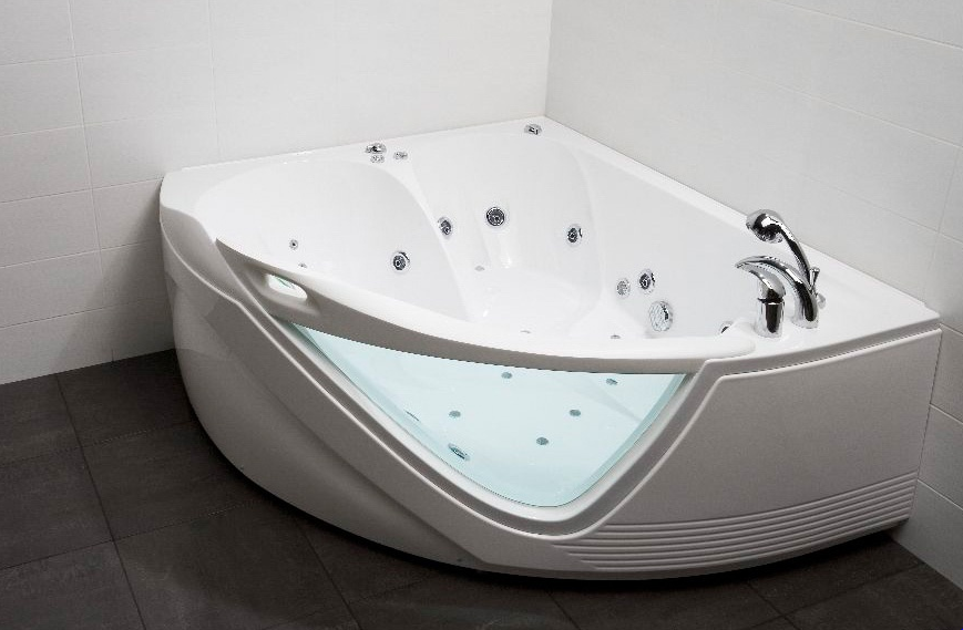 Фото  Balteco Duo Lumina S6 Гідромасажна ванна асиметрична права 168х148, біла