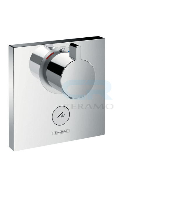 Фото 15761000 Hansgrohe Shower Select   Термостат зовнішня частина на одного користувача Highflow, хром